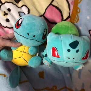 Two small Pokemon Plushie